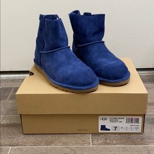 Navy Blue Suede Uggs